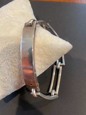 Sterling Silver ID Link Bracelet-Zacatecas, Mx